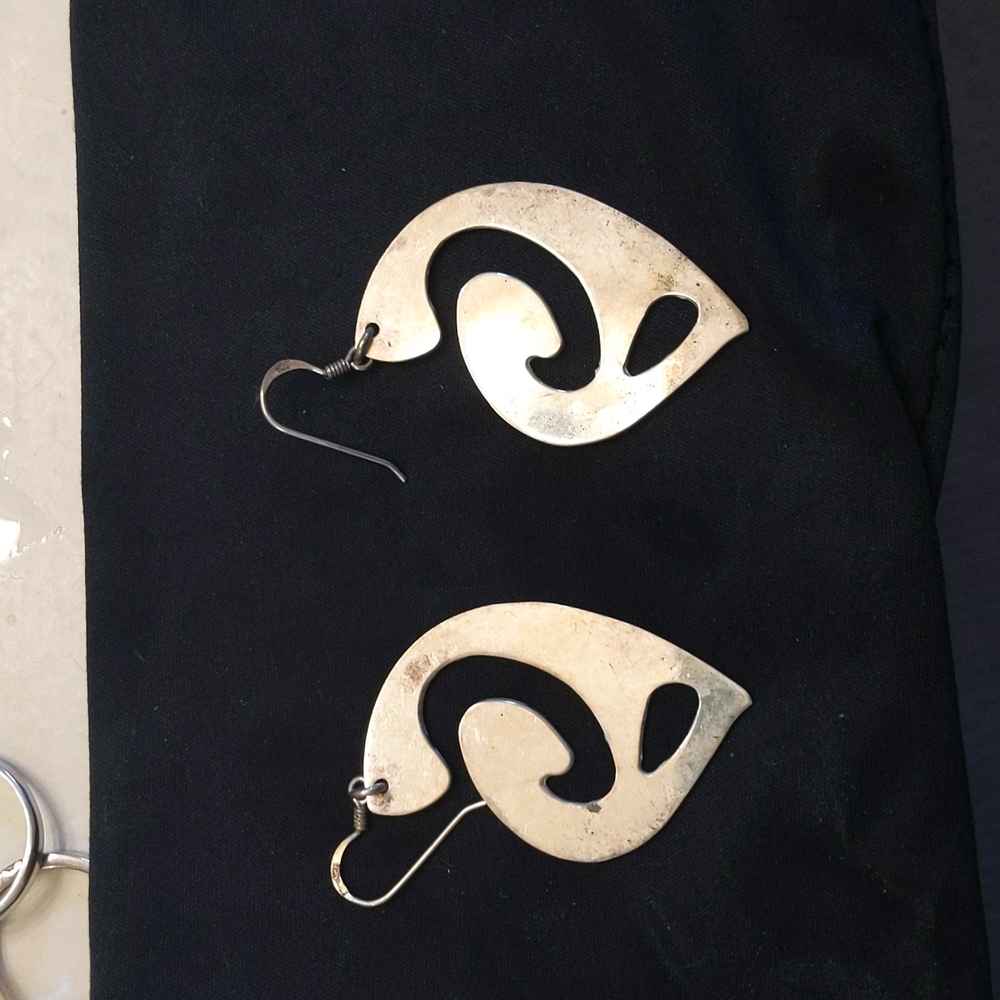 .925 Larger Sterling Silver Earrings